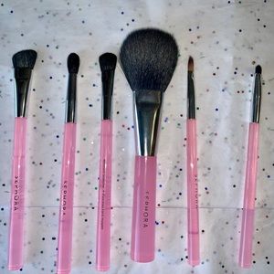 Light Pink Sephora Makeup Brushes